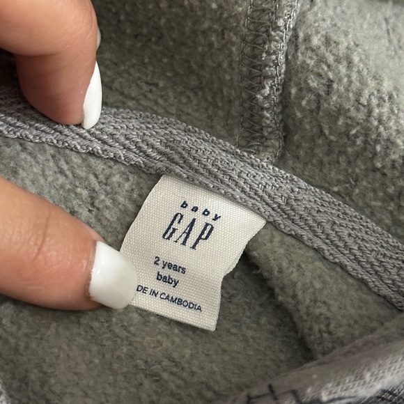 GAP Gray Jacket with Train Design - Picture 4 of 4